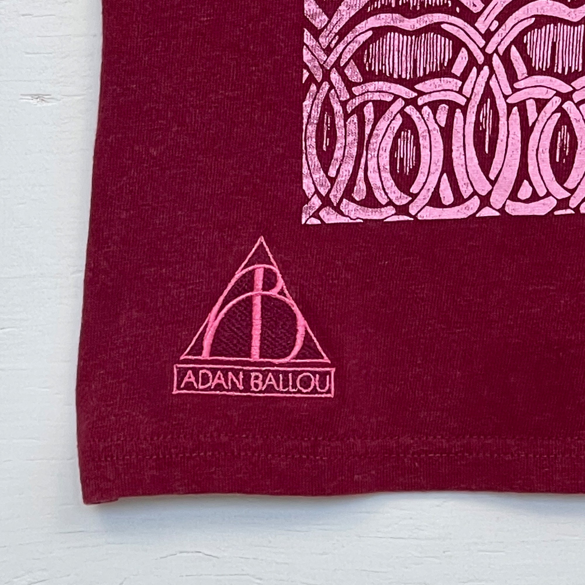 We Are All Pink Inside Burgundy Tee